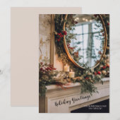 Cartes Pour Fêtes Annuelles Décoration de fêtes (Devant / Derrière)