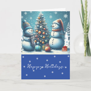 Cartes Pour Fêtes Annuelles Décoration de l'arbre