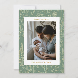 Cartes Pour Fêtes Annuelles Décoration de Noël Mignonne Famille Photo Fêtes