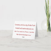 Cartes Pour Fêtes Annuelles Décoration de Noël séquencée (Dos)