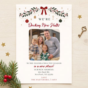 Cartes Pour Fêtes Annuelles Décoration de nouveaux halls Fêtes de Noël Photo D