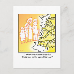 Cartes Pour Fêtes Annuelles Décorations d'arbre de bande dessinée de Noël