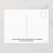 CARTES POUR FÊTES ANNUELLES DÉCORATIONS DE FÊTE BLEU / BLANC #1 (Dos)