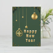 Cartes Pour Fêtes Annuelles Décorations de fêtes de fin d'année (Debout devant)