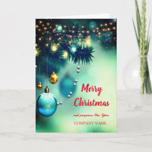 Cartes Pour Fêtes Annuelles décorations de sapin de Noël, magiques