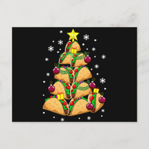 Cartes Pour Fêtes Annuelles Décorations de sapin de Noël Taco Neige Fêtes Noël