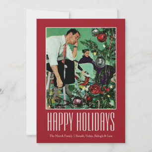 Cartes Pour Fêtes Annuelles Découpage de l'arbre