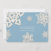 Cartes Pour Fêtes Annuelles Découpe de papier personnalisée pour les fêtes Flo (Dos)