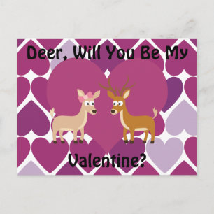 Cartes Pour Fêtes Annuelles Deer Love