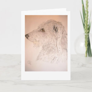 Cartes Pour Fêtes Annuelles Deerhound