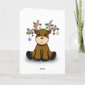 Cartes Pour Fêtes Annuelles Deers (Dos)