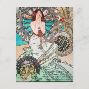Cartes Pour Fêtes Annuelles Déesse Art Nouveau