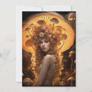 Cartes Pour Fêtes Annuelles Déesse d'enseignant d'or