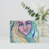 Cartes Pour Fêtes Annuelles Déesse des mers (Debout devant)