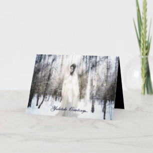 Cartes Pour Fêtes Annuelles Déesse d'hiver