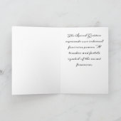 Cartes Pour Fêtes Annuelles Déesse spirale (Intérieur)