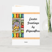 Cartes Pour Fêtes Annuelles Défilé de Pâques (Dos)