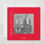 Cartes Pour Fêtes Annuelles Définir Naughty | 5 Photo Collage Noël (Dos)