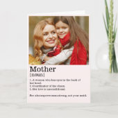 Cartes Pour Fêtes Annuelles Définition du dictionnaire Supermaman (Devant)