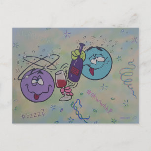 Cartes Pour Fêtes Annuelles Dégustation de vin