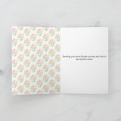 Cartes Pour Fêtes Annuelles Déjeuner de Pâques au lapin de printemps (Intérieur)