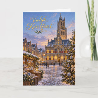 Cartes Pour Fêtes Annuelles Delft Bleu Joyeux Noël