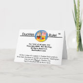 Cartes Pour Fêtes Annuelles Délicieux (Dos)