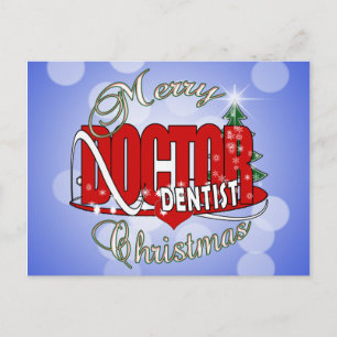 CARTES POUR FÊTES ANNUELLES DENTISTE DE NOËL