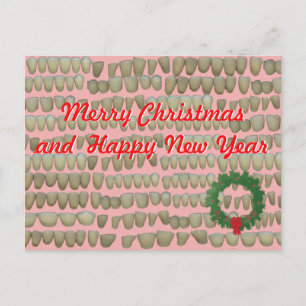 Cartes Pour Fêtes Annuelles Dentiste de Noël Orthodontiste Dental Hygientiste