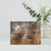 Cartes Pour Fêtes Annuelles Déplaisant Antique Regards Oiseaux et Ecriture Hal (Debout devant)