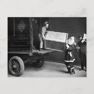 Cartes Pour Fêtes Annuelles Déplaisant Noël Dude, années 1920