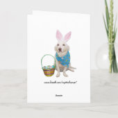 Cartes Pour Fêtes Annuelles Des Lapins T'Aiment ! (Dos)