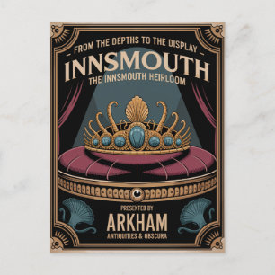 Cartes Pour Fêtes Annuelles Des profondeurs à l'écran - The Innsmouth Hei