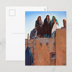 Cartes Pour Fêtes Annuelles Des regards de la maison par Maynard Dixon