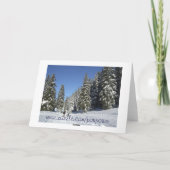 Cartes Pour Fêtes Annuelles Des souhaits chaleureux (Dos)