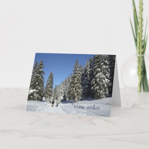 Cartes Pour Fêtes Annuelles Des souhaits chaleureux
