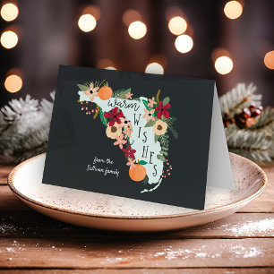Cartes Pour Fêtes Annuelles Des voeux Chaleureux De Floride