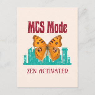 Cartes Pour Fêtes Annuelles Description de l'activation du mode MCS Zen Papill