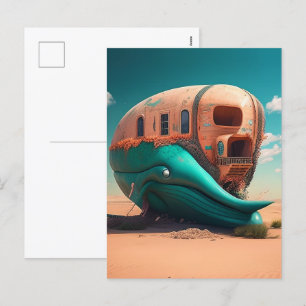 Cartes Pour Fêtes Annuelles Desert whale house