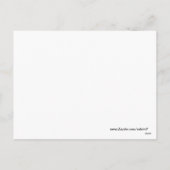 Cartes Pour Fêtes Annuelles Design d'arbre de Noël sur les bandes vertes (Dos)