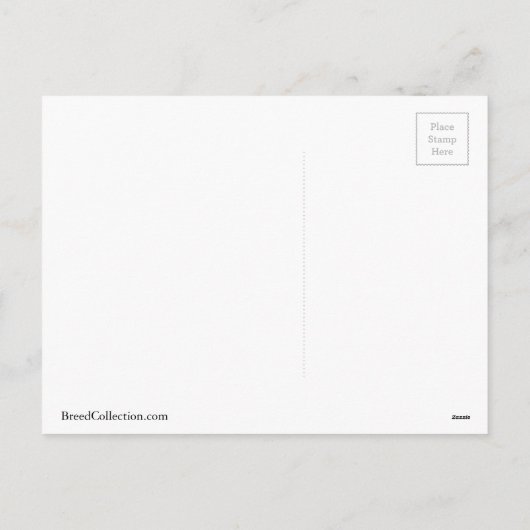 Cartes Pour Fêtes Annuelles Design de Noël irlandais Wolfhound (Dos)