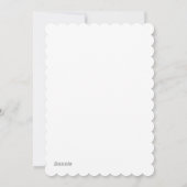 Cartes Pour Fêtes Annuelles Design de Noël noir et blanc (Dos)