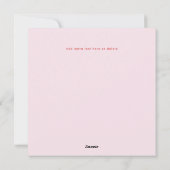 Cartes Pour Fêtes Annuelles Design de typographie moderne de Noël (Dos)