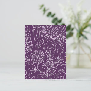 Cartes Pour Fêtes Annuelles Design floral 33