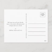 Cartes Pour Fêtes Annuelles Design moderne Noël 1 photo (Dos)