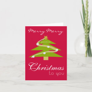 Cartes Pour Fêtes Annuelles Design moderne voeux de Noël