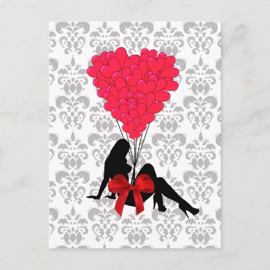 Cartes Pour Fêtes Annuelles Design valentines romantique (Devant)