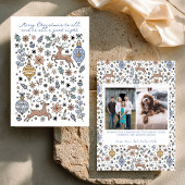 Cartes Pour Fêtes Annuelles Dessin à la main | Joyeux Noël à tous