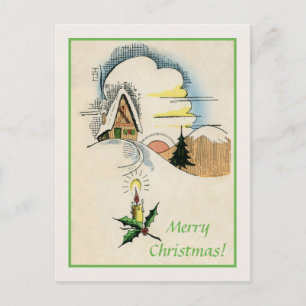 Cartes Pour Fêtes Annuelles Dessin classique de Noël
