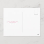 Cartes Pour Fêtes Annuelles Dessin de chat avec point Polka rose et rouge fonc (Dos)